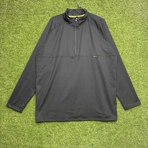 Leupold Covert 1/4 Zip Jacket Mens 2XL Pullover Long Sleeve Athletic Black